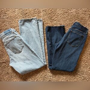 Abercrombie & Fitch Denim Jeans in Dark and Light Wash